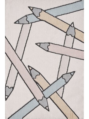 Majolika Çocuk Odası Halısı Toz Tutmayan Kaymaz Teengo TE04A