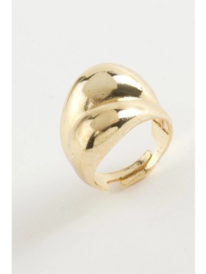 Prativas Oval Metal Yüzük