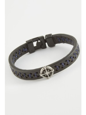 Prativas Pusula Kaliteli Suni Deri Bileklik