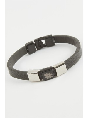 Prativas Kare Kaliteli Suni Deri Bileklik