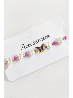 Prativas Boncuk Inci Makrome Ip Bileklik