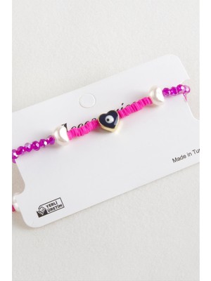 Prativas Inci Fimo Kristal Makrome Ip Bileklik