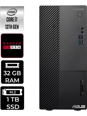 Asus Expertcenter D500ME i7 13700 32GB RAM 1TB SSD Win11 Home D500000I713700P370 Masaüstü Bilgisayar + Per4 USB