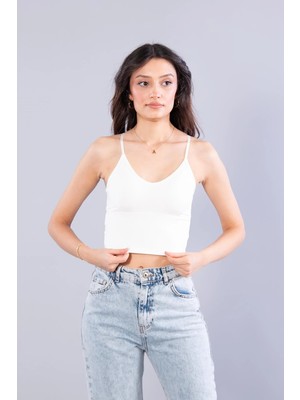 Mckanzie 9044 Arkası Çapraz Lastikli Kaplı Crop
