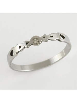 Prativas Ok Lüks Çelik Yüzük