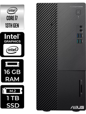 Asus Expertcenter D500ME i7 13700 16GB RAM 1TB SSD Win11 Pro D500000I713700P334 Masaüstü Bilgisayar + Per4 USB
