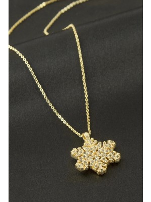 Prativas Kartanesi Zirkon Taşlı Kolye