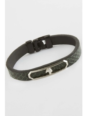 Prativas Kartal Kafası Kaliteli Suni Deri Bileklik