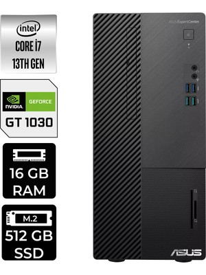 Asus Expertcenter D500ME i7 13700 16GB RAM 512GB SSD Win11 Pro D500000I713700P429 Masaüstü Bilgisayar + Per4 USB