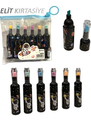 Elit Fosforlu Kalem 6'lı Set Uzay Temalı