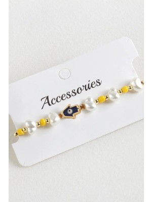 Prativas Ftm Ana Eli Boncuk Inci Makrome Ip Bileklik