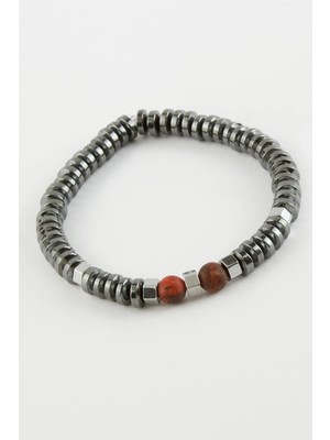 Prativas Hematit Ceyt Doğaltaş Bileklik