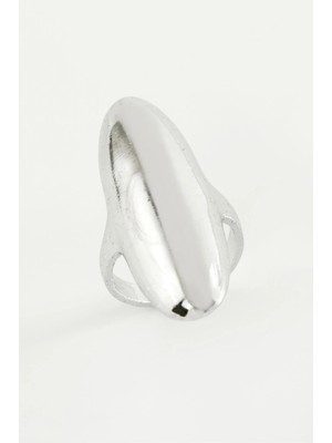 Prativas Oval Metal Yüzük