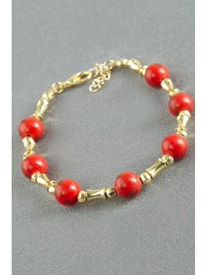 Prativas Ceyt Taşlı Metal Bileklik