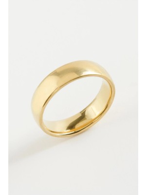 Prativas Çelik Alyans Yüzük 6 mm