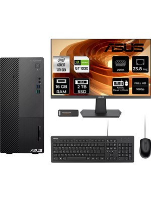 Asus Expertcenter D500ME i7 13700 16GB RAM 2TB SSD 23.8" FHD FreeDOS D500000I713700P639 Masaüstü Bilgisayar + Per4 USB