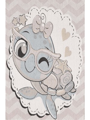 Majolika Çocuk Odası Halısı Toz Tutmayan Kaymaz Teengo TE06A