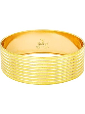 T51 Tuğrul Altın 20 gr(gram) 20 mm 22 Ayar İşçiliksiz Bilezik TBC00020-121