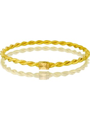 T51 Tuğrul Altın 18 gr(gram) 22 Ayar Adana Parlağı Bilezik