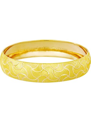 T51 Tuğrul Altın 16 gr(gram) 15 mm 22 Ayar İşçiliksiz Şarnelli Bilezik TBC0016