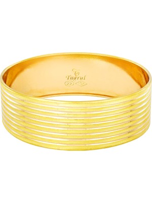 T51 Tuğrul Altın 20 gr(gram) 20 mm 22 Ayar İşçiliksiz Bilezik TBC00020-121