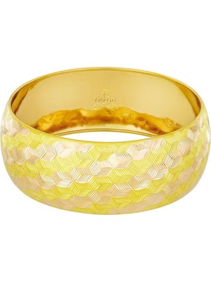 T51 Tuğrul Altın 25 gr(gram) 25 mm 22 Ayar İşçiliksiz Bilezik TB0025-125