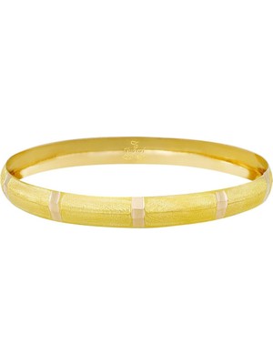 T51 Tuğrul Altın 6 gr(gram) 7 mm 22 Ayar İşçiliksiz Bilezik TBC006-2