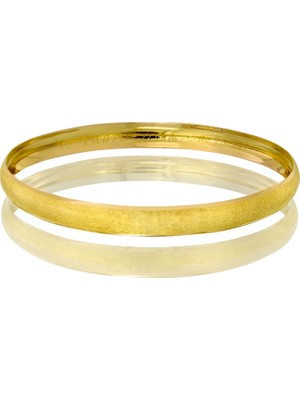 T51 Tuğrul Altın 9 gr(gram) 6 mm 22 Ayar İşçiliksiz Bilezik TB0009.00