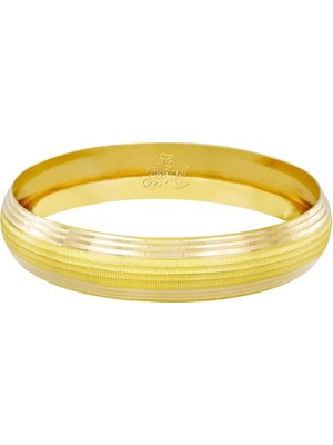 T51 Tuğrul Altın 12 gr(gram) 12 mm 22 Ayar İşçiliksiz Bilezik TB0012-1