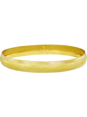 T51 Tuğrul Altın 8 gr(gram) 10 mm 22 Ayar İşçiliksiz Bilezik TBC008-1