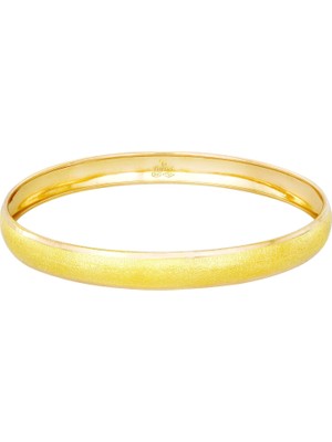 T51 Tuğrul Altın 9 gr(gram) 6 mm 22 Ayar İşçiliksiz Bilezik TB0009.00