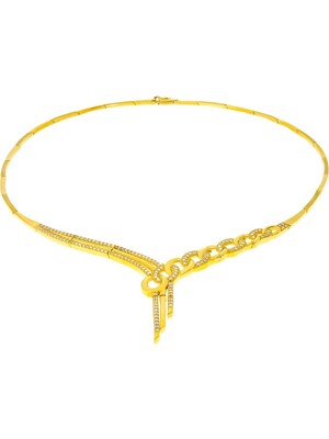 T51 Tuğrul Altın 22 Ayar Altın Kolye T002427