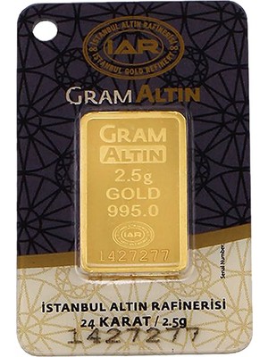 İAR 2,5 Gram Külçe Altın  24 Ayar