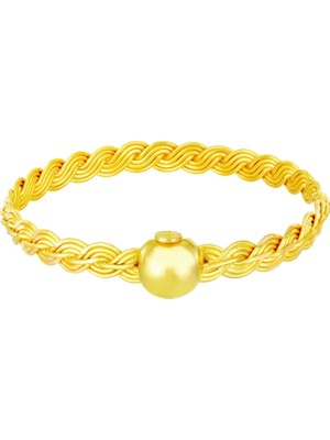 T51 Tuğrul Altın 22 Gr(Gram) Karpuz Kilit İşçiliksiz Bilezik