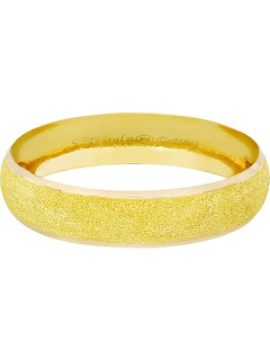 T51 Tuğrul Altın 18 gr(gram) 15 mm 22 Ayar İşçiliksiz Bilezik TCNC018-3