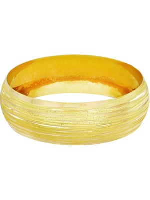 T51 Tuğrul Altın 21 gr(gram) 20 mm 22 Ayar İşçiliksiz Bilezik TCNC021-2