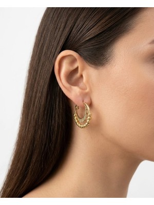 PremiumPort Şık Çelik Halka Dorikalı Modern Takı, Zarif ve Dayanıklı Tasarım