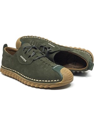 Luis Figo 3831 % Yüz Hakiki Deri Bağlı Babet Erkek Ayakkabısı