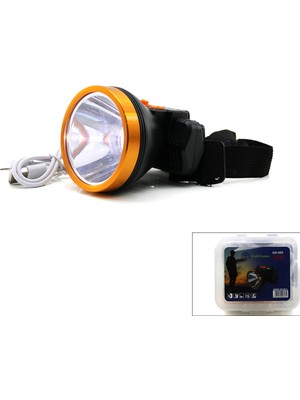 Pileli Store Şarjlı 30W Kafa Lambası Fener USB - Type-C Kademe Işıklı (4887)