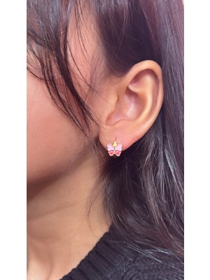 PremiumPort Şık ve Renkli Çocuk Çelik Küpe, Güvenle Takılabilir, Günlük Kombinler