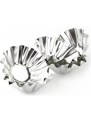 Pileli Store Metal Küçük 6 Parça  Kek Kapsülü (4887)