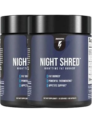 Özssay Süper Innosupps 2li Adet Night Shred Nighttime Fatburner Gece Istenmeyen 60 Caps