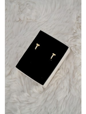 PremiumPort 14K Altın Kalpli Çelik Çocuk Küpesi, Zarif ve Sağlam Tasarım