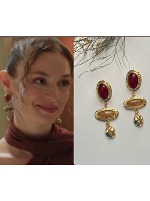 PremiumPort Vintage Tarzda, Zarif ve Şık Küçük Reyhan Küpe Modeli