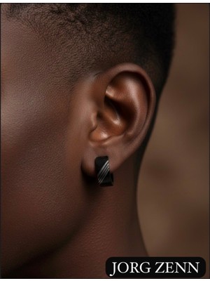 PremiumPort Şık ve Modern Erkek Küpe, Tarzınıza Zarif Dokunuşlar Katacak Ürün