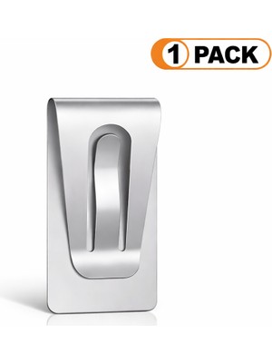 VEXORA GLOBAL Para Klipsi (Money Clip) – Nakit ve Kredi Kartı Için, Paslanmaz Çelik, Slim & Hafif Tasarım