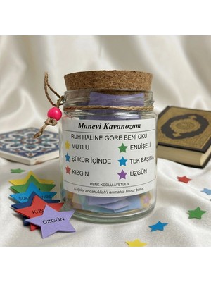 Manevi Ayet Kavanozu –144 Ayet - El Yapımı Cam Ayet & Dua Kavanozu | Anlamlı ve Islami Hediye