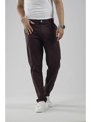 Beli Lastikli Regular Kalıp Chino Likralı Erkek Pantolon