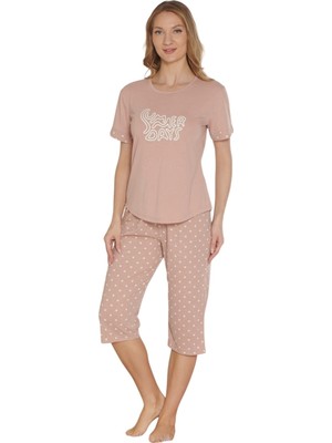 Dowry 07-10 Kadın Yazlık Kapri Pijama Takım