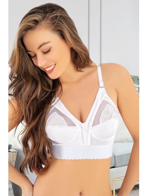 Ulugo Beyaz Mideli Toparlayıcı Sütyen - 504